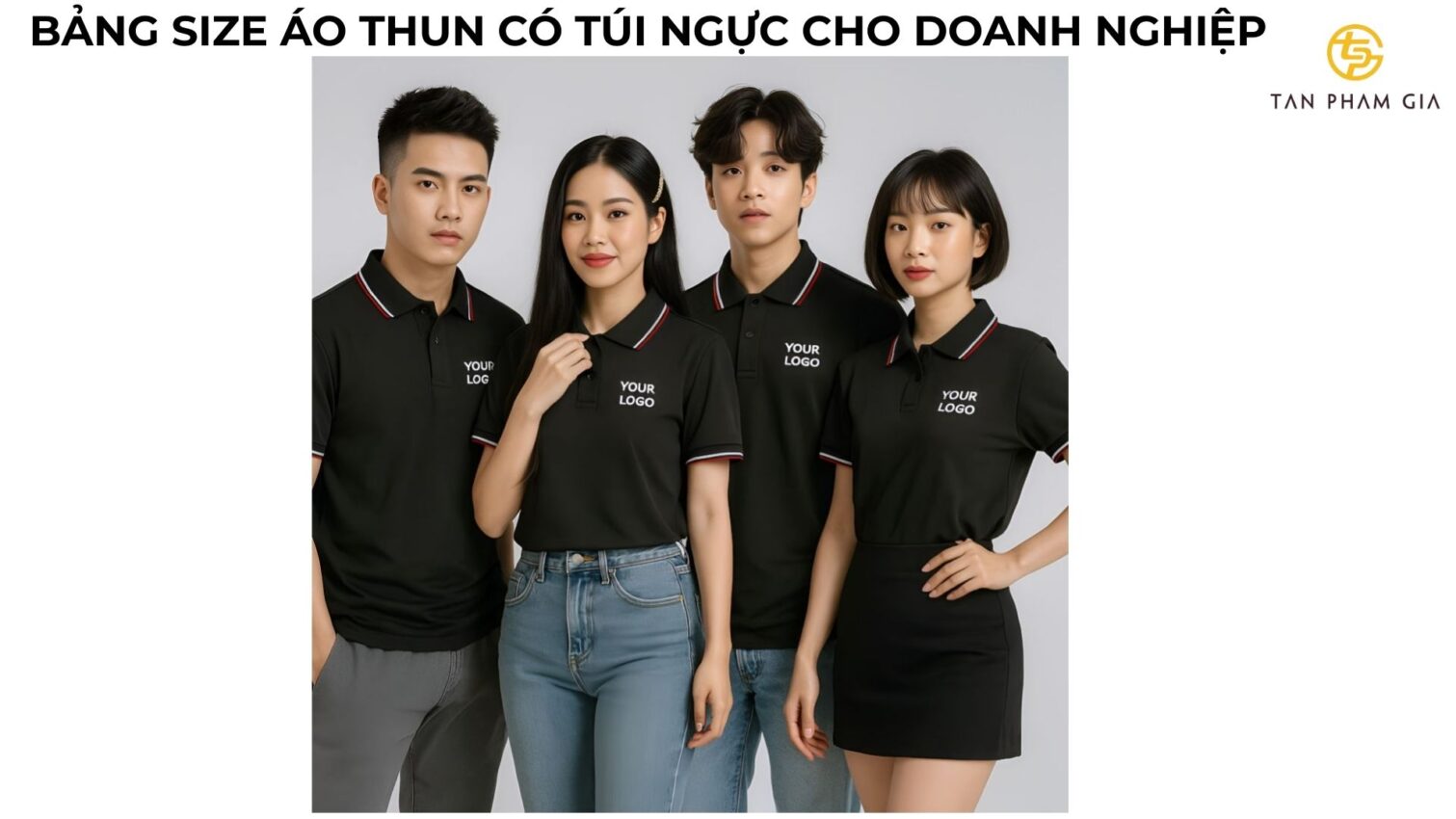 Mẫu áo thun đồng phục có túi ngực