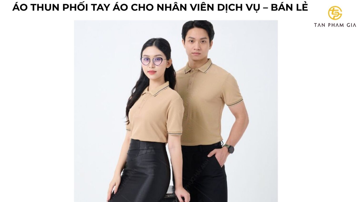 Mẫu áo thun đồng phục phối màu tay áo