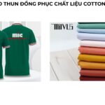 Áo thun đồng phục chất liệu poly cotton 65/35