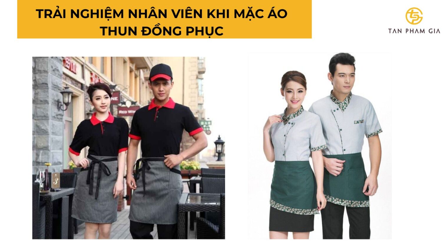 In áo thun đồng phục cho nhà hàng