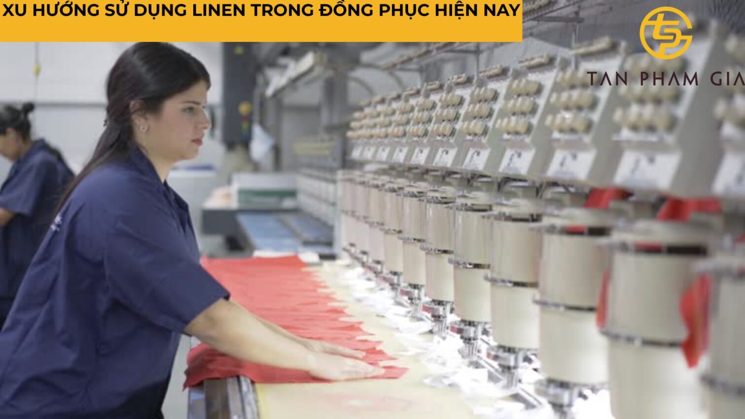 Áo thun đồng phục chất liệu linen