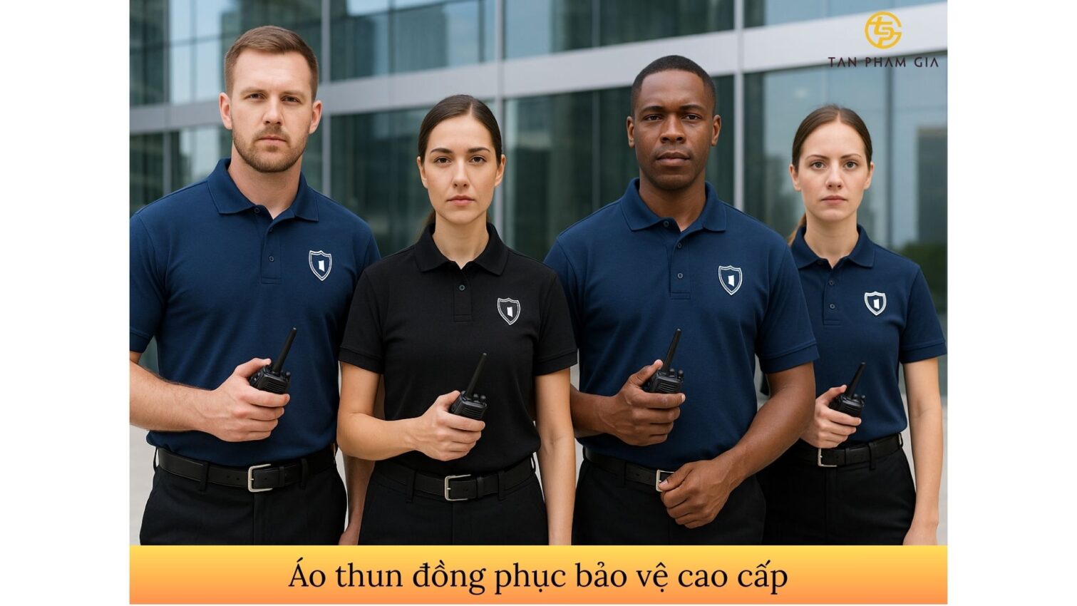 Áo thun đồng phục bảo vệ cao cấp