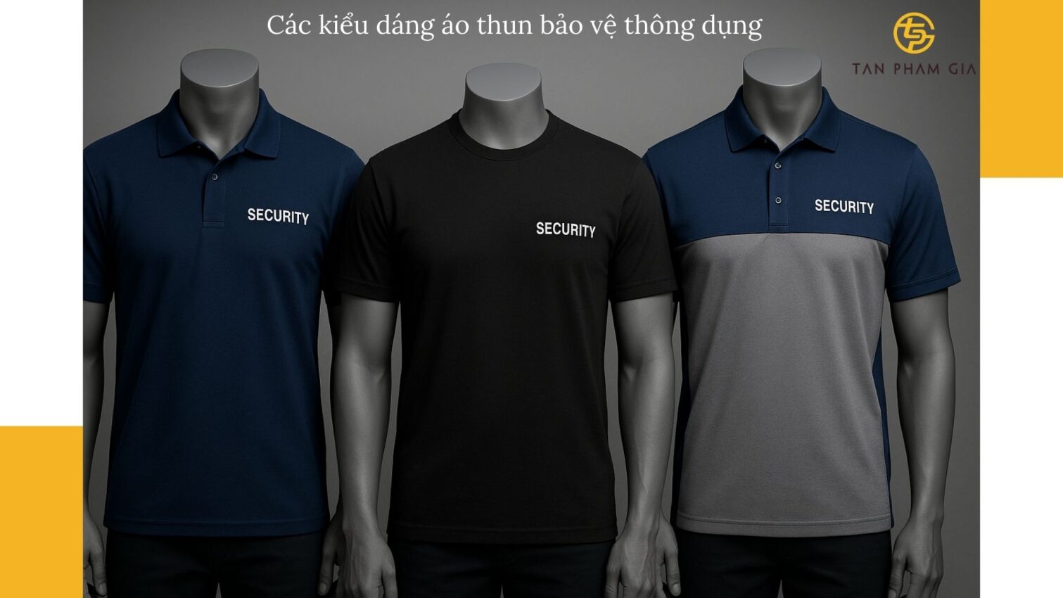 Áo thun đồng phục bảo vệ giá rẻ