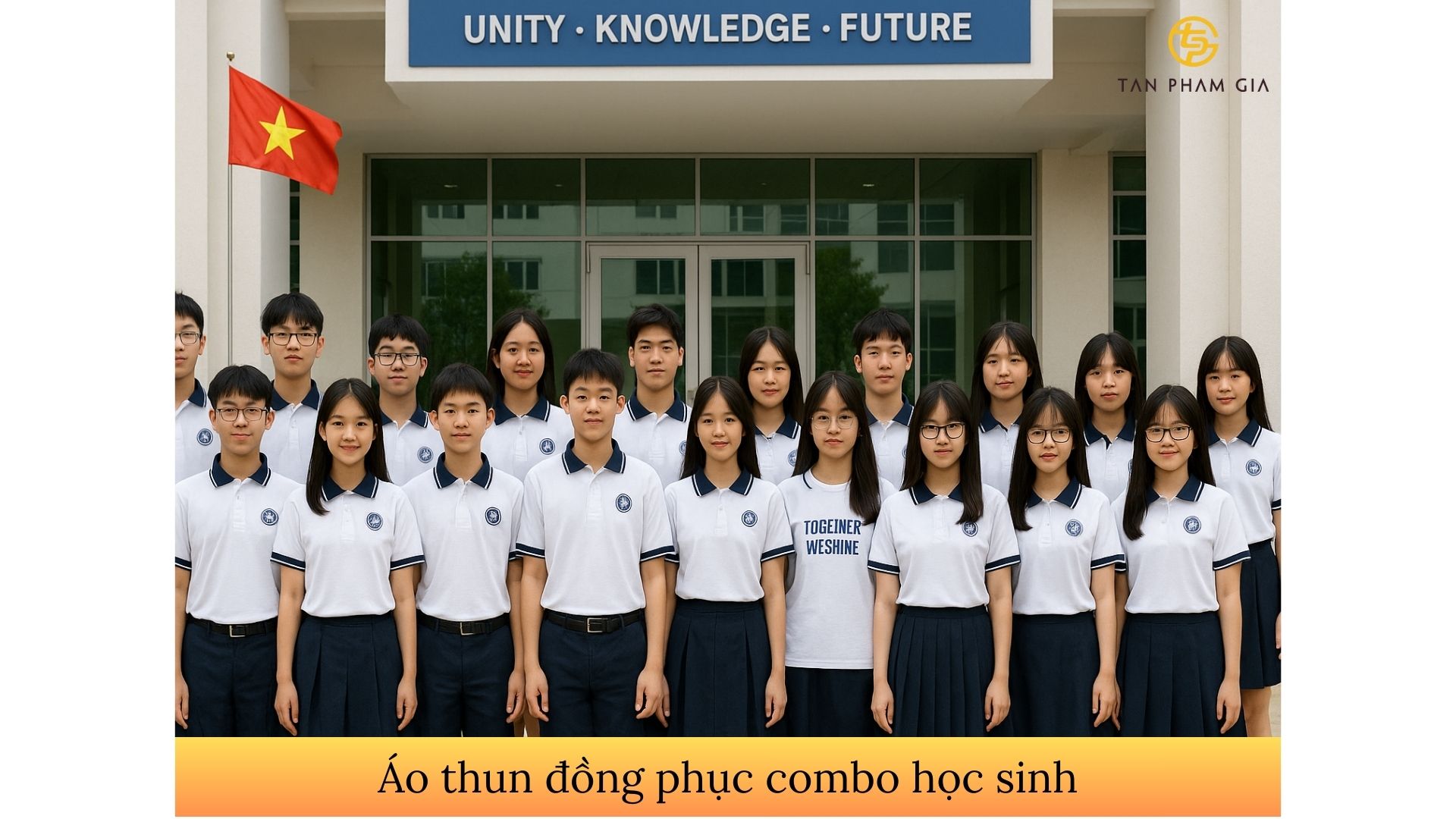 Áo thun đồng phục combo học sinh