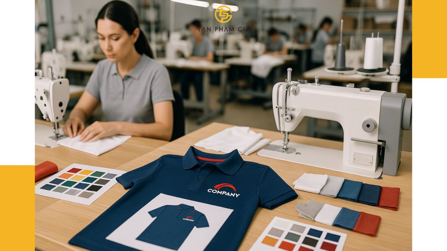 Áo thun đồng phục công ty giá tốt