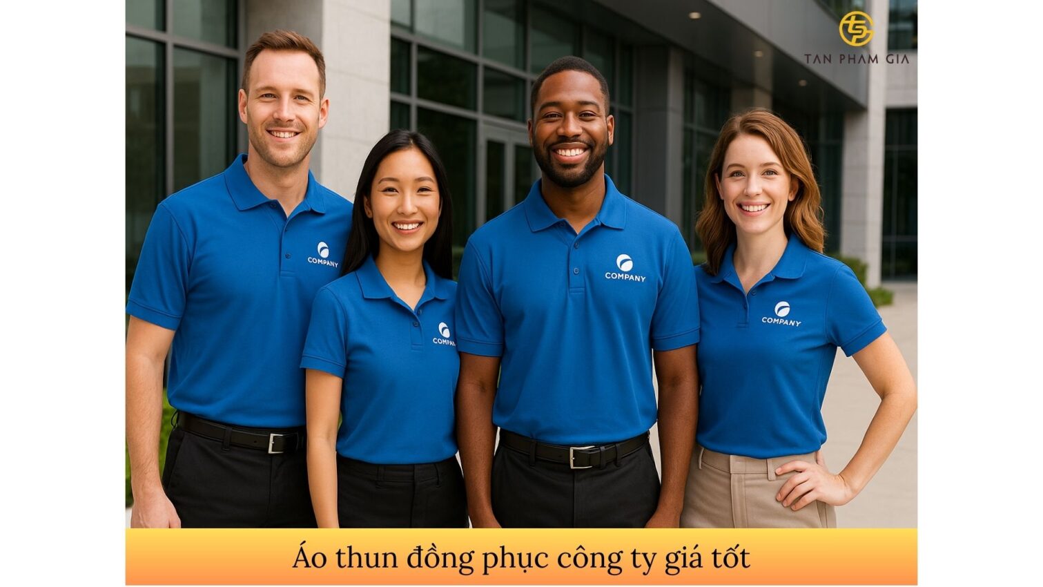 Áo thun đồng phục công ty giá tốt