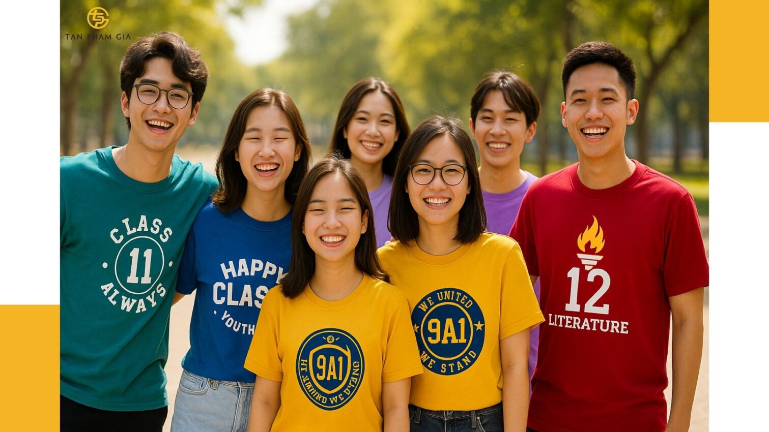 Áo thun đồng phục lớp giá cao