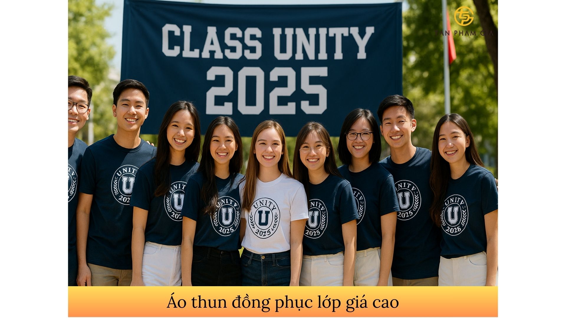 Áo thun đồng phục lớp giá cao