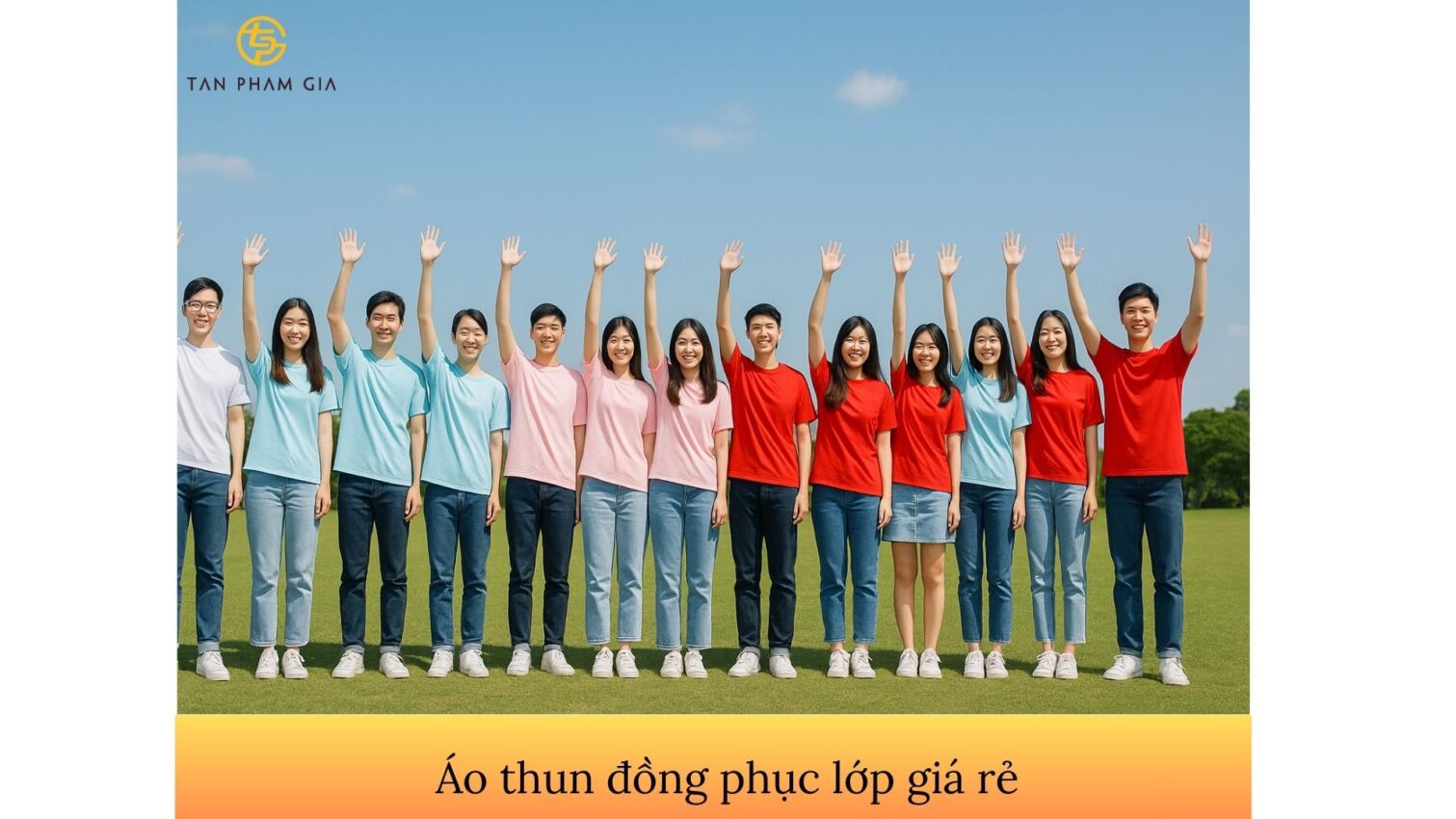 Áo thun đồng phục lớp giá rẻ