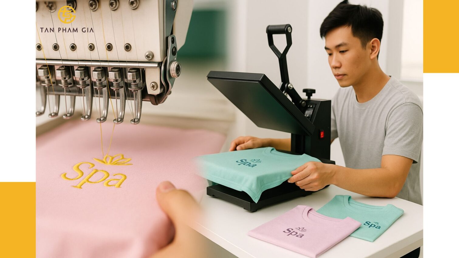 Áo thun đồng phục spa giá rẻ