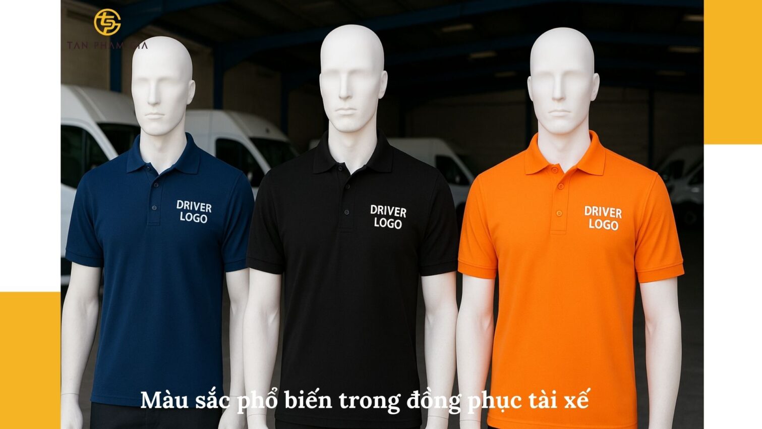 Áo thun đồng phục tài xế giá rẻ