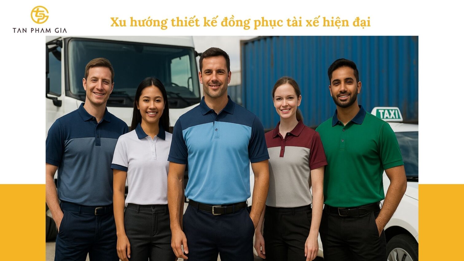 Áo thun đồng phục tài xế giá rẻ