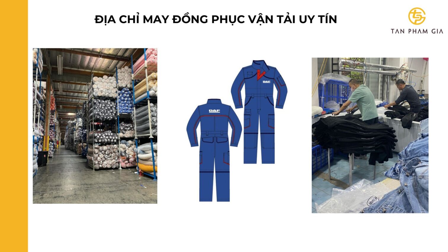 Địa chỉ may đồng phục vận tải uy tín