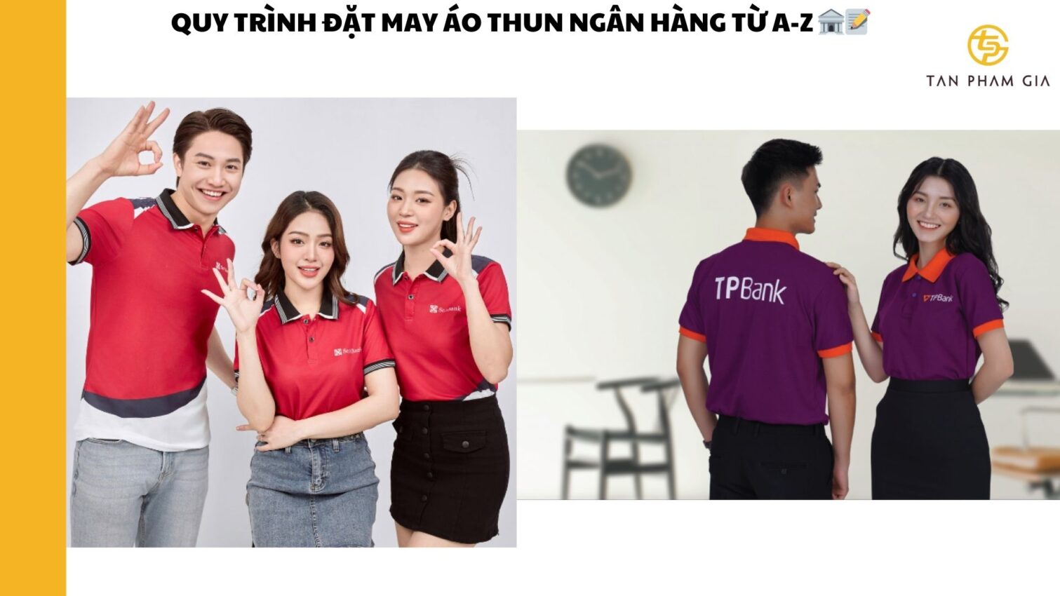 Áo thun đồng phục ngân hàng
