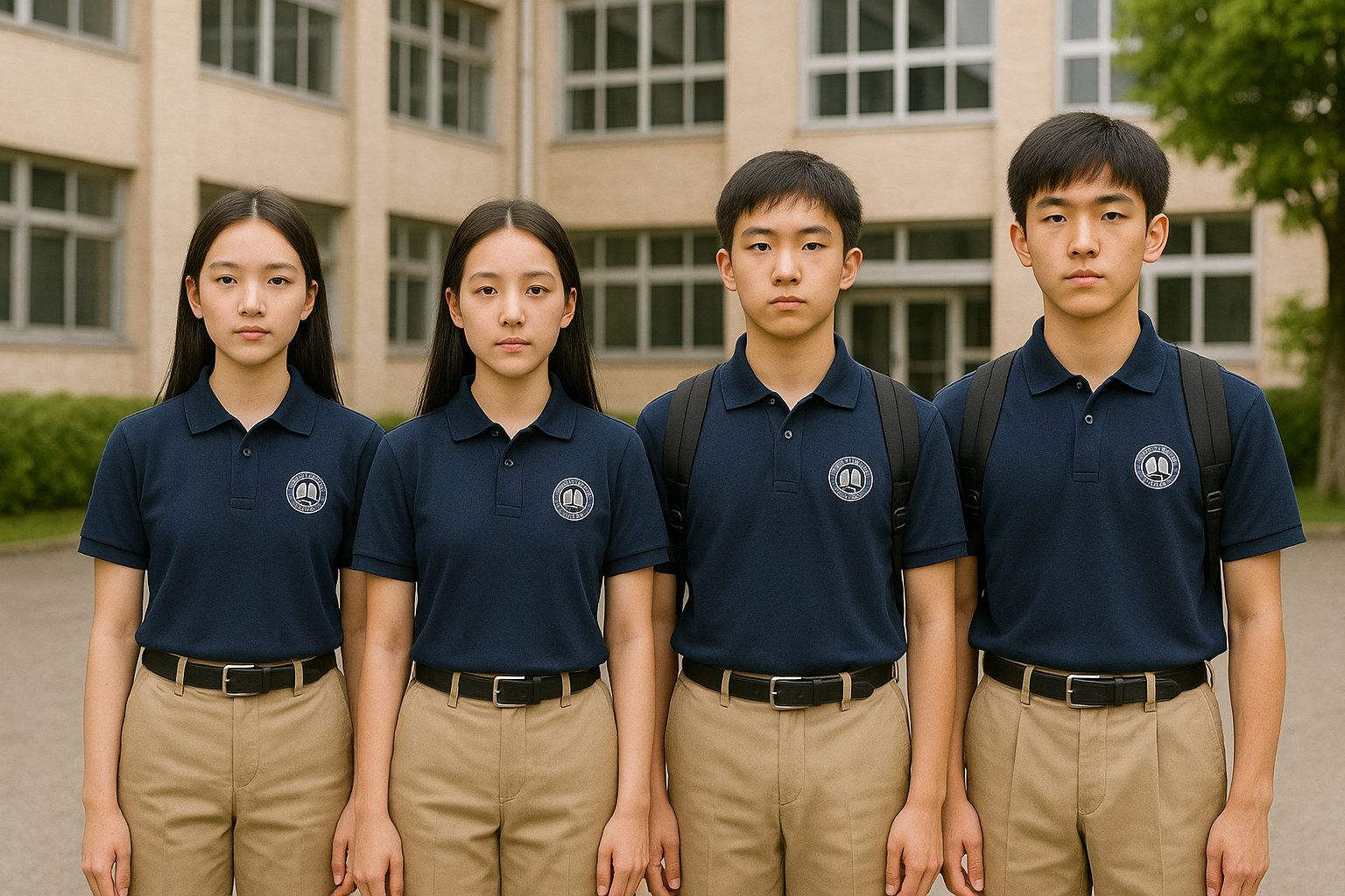 Mẫu Áo Thun Đồng Phục Cho Nhóm Học Sinh Diễn Văn Nghệ Chào Cờ