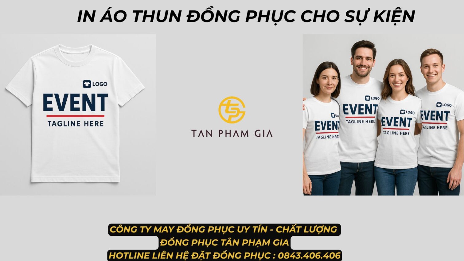 In áo thun cho đồng phục sự kiện