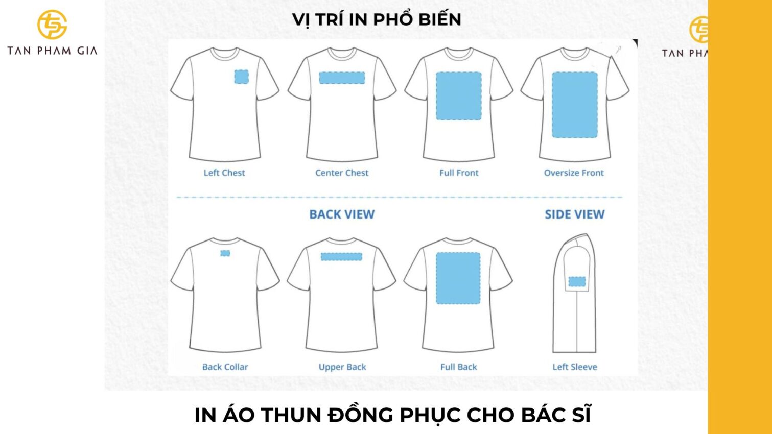 In áo thun đồng phục cho bác sĩ