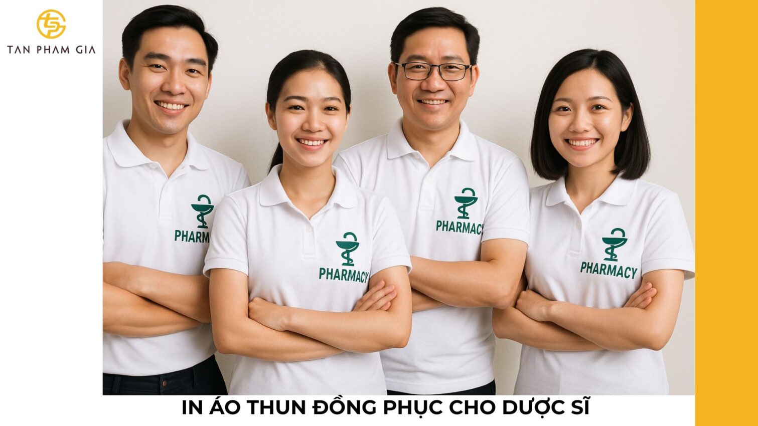 In áo thun đồng phục cho dược sĩ