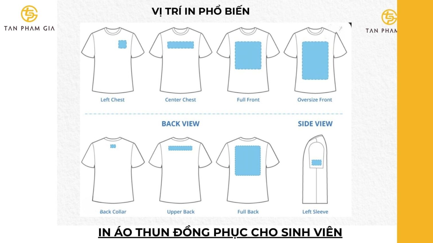 In áo thun đồng phục cho sinh viên