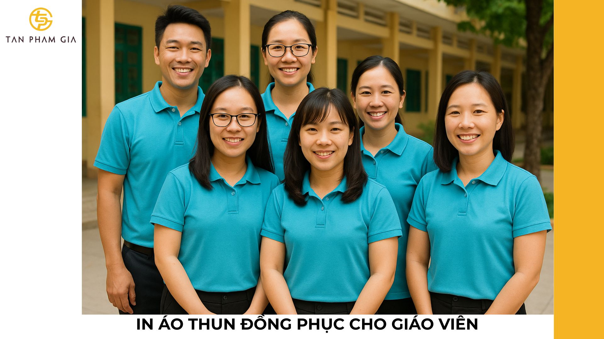 In áo thun đồng phục cho giáo viên