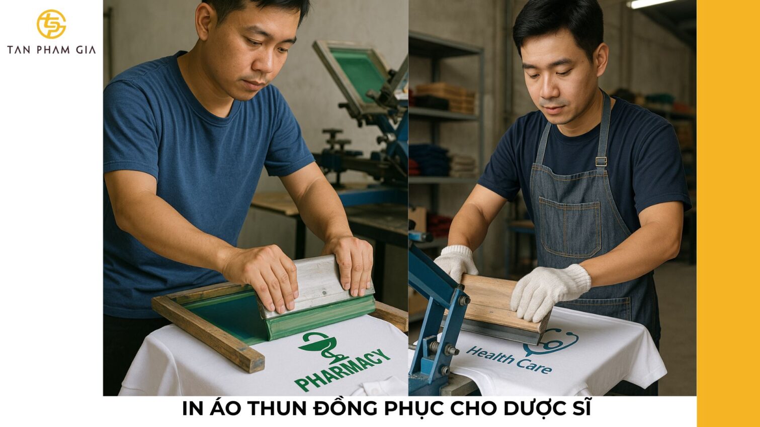 In áo thun đồng phục cho dược sĩ