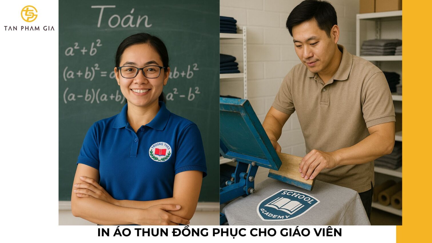 In áo thun đồng phục cho giáo viên