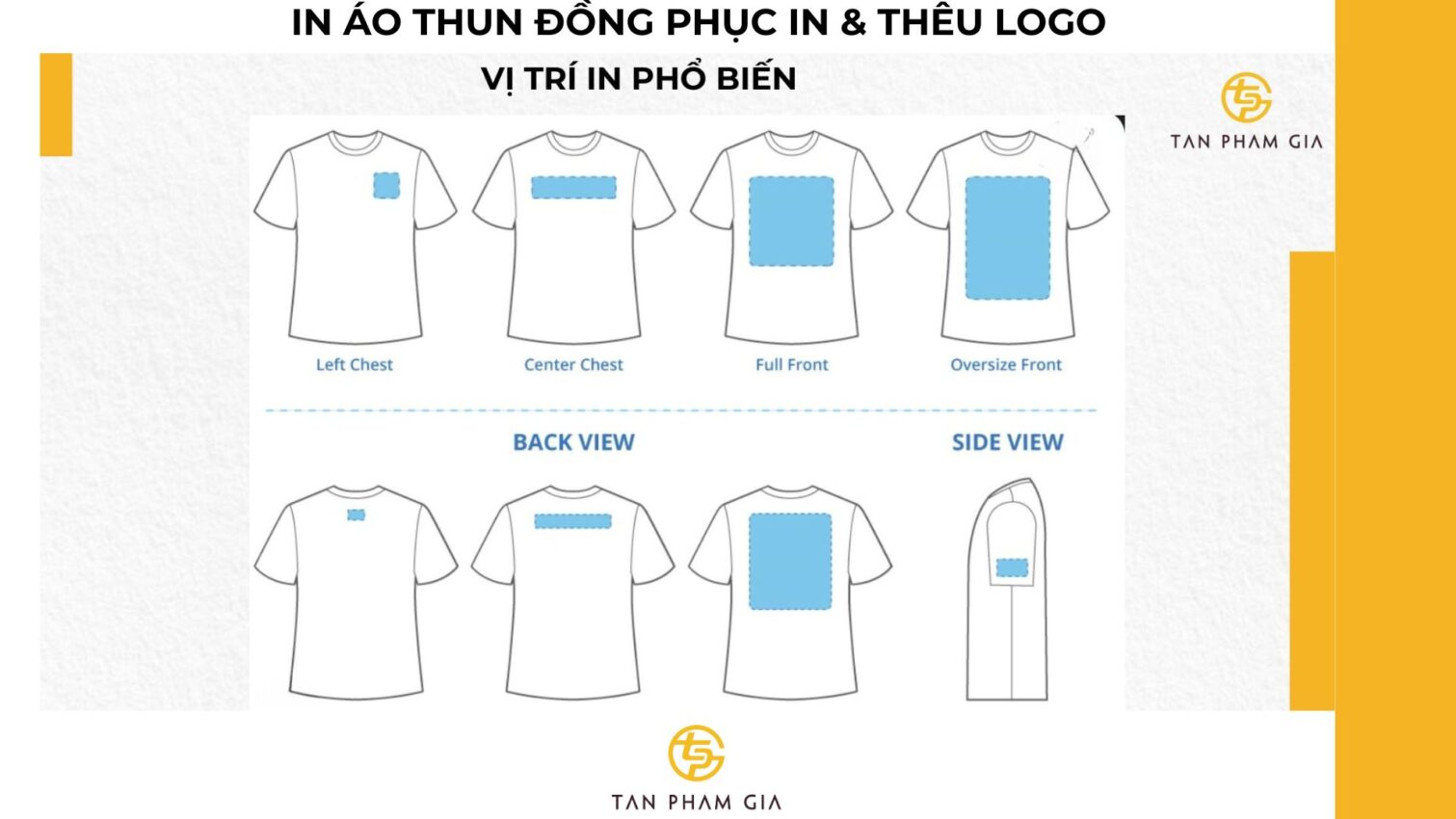 In áo thun đồng phục in & thêu logo