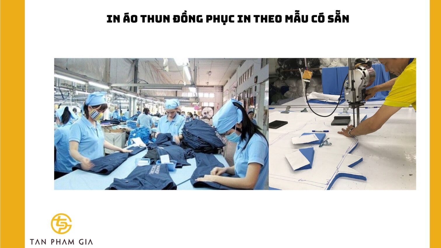 In áo thun đồng phục in theo mẫu có sẵn