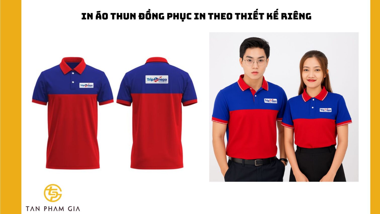 In áo thun đồng phục in theo thiết kế riêng