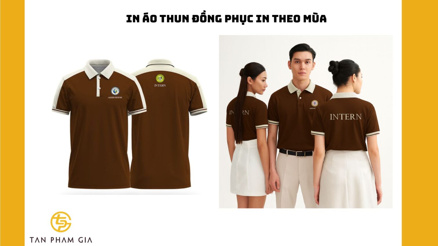 In áo thun đồng phục in theo mùa