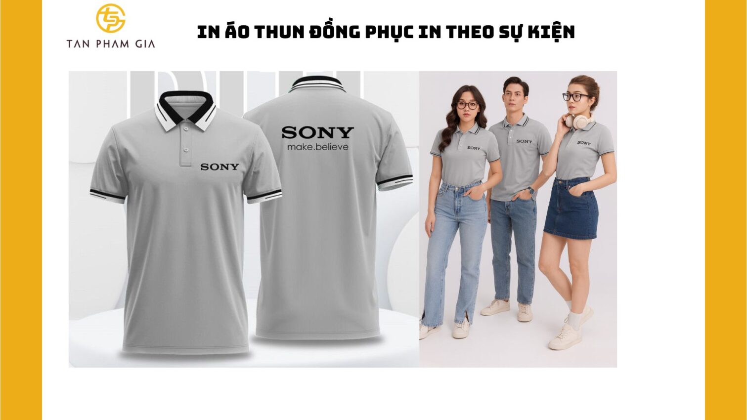 In áo thun đồng phục in theo sự kiện