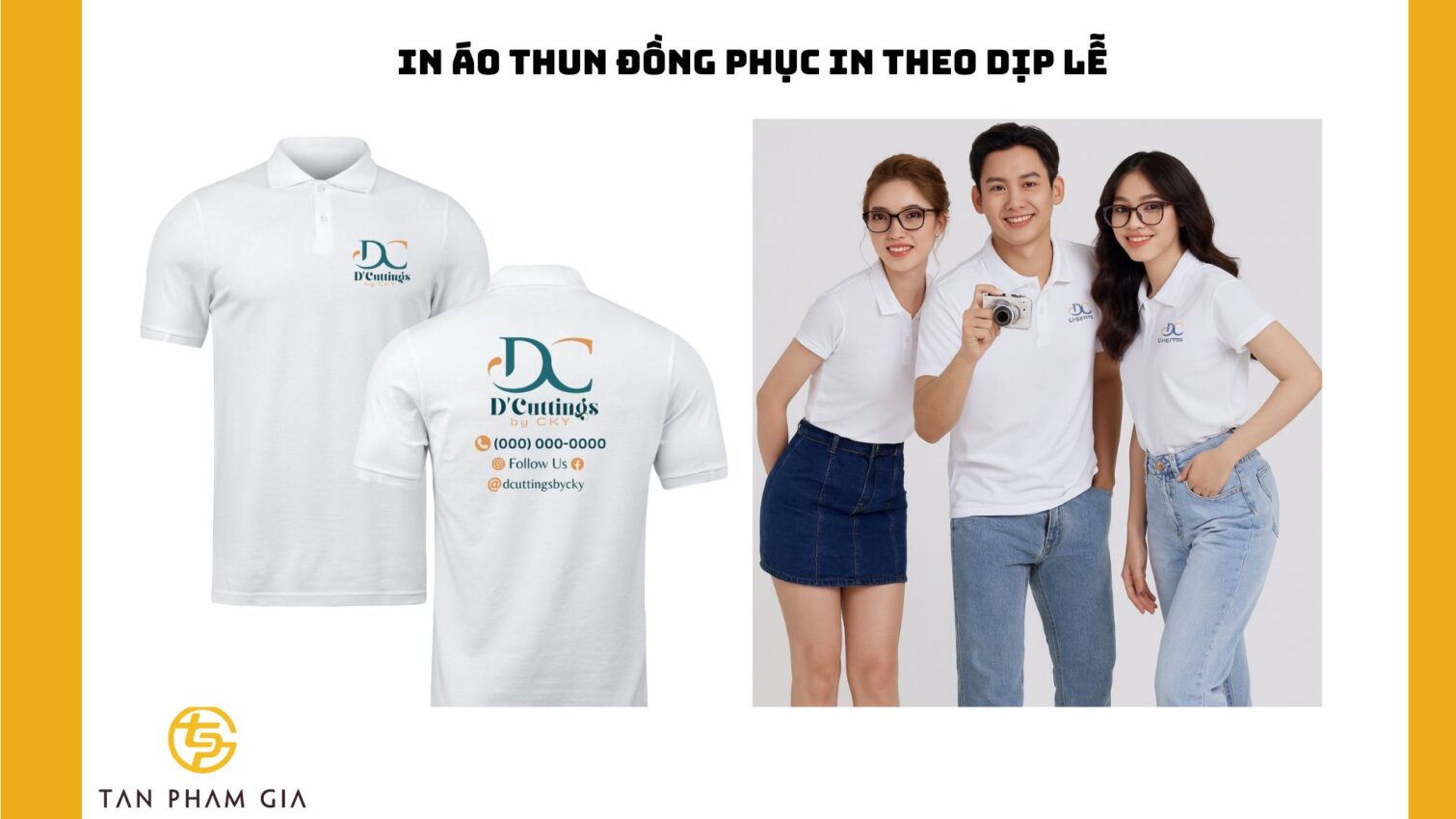In áo thun đồng phục in theo dịp lễ