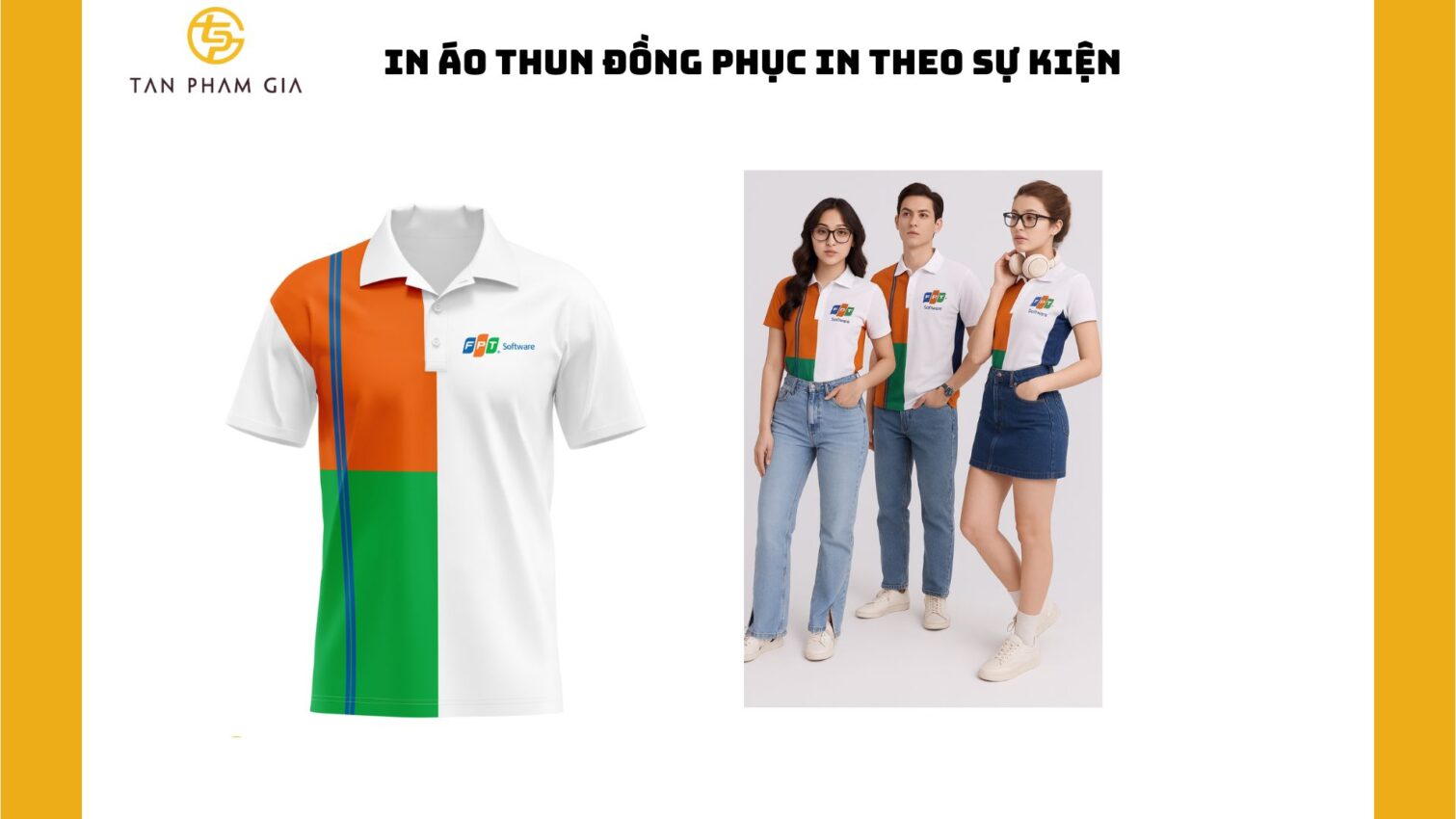 In áo thun đồng phục in theo sự kiện
