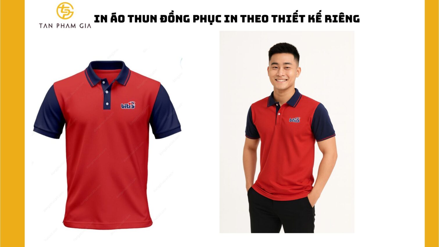 In áo thun đồng phục in theo thiết kế riêng