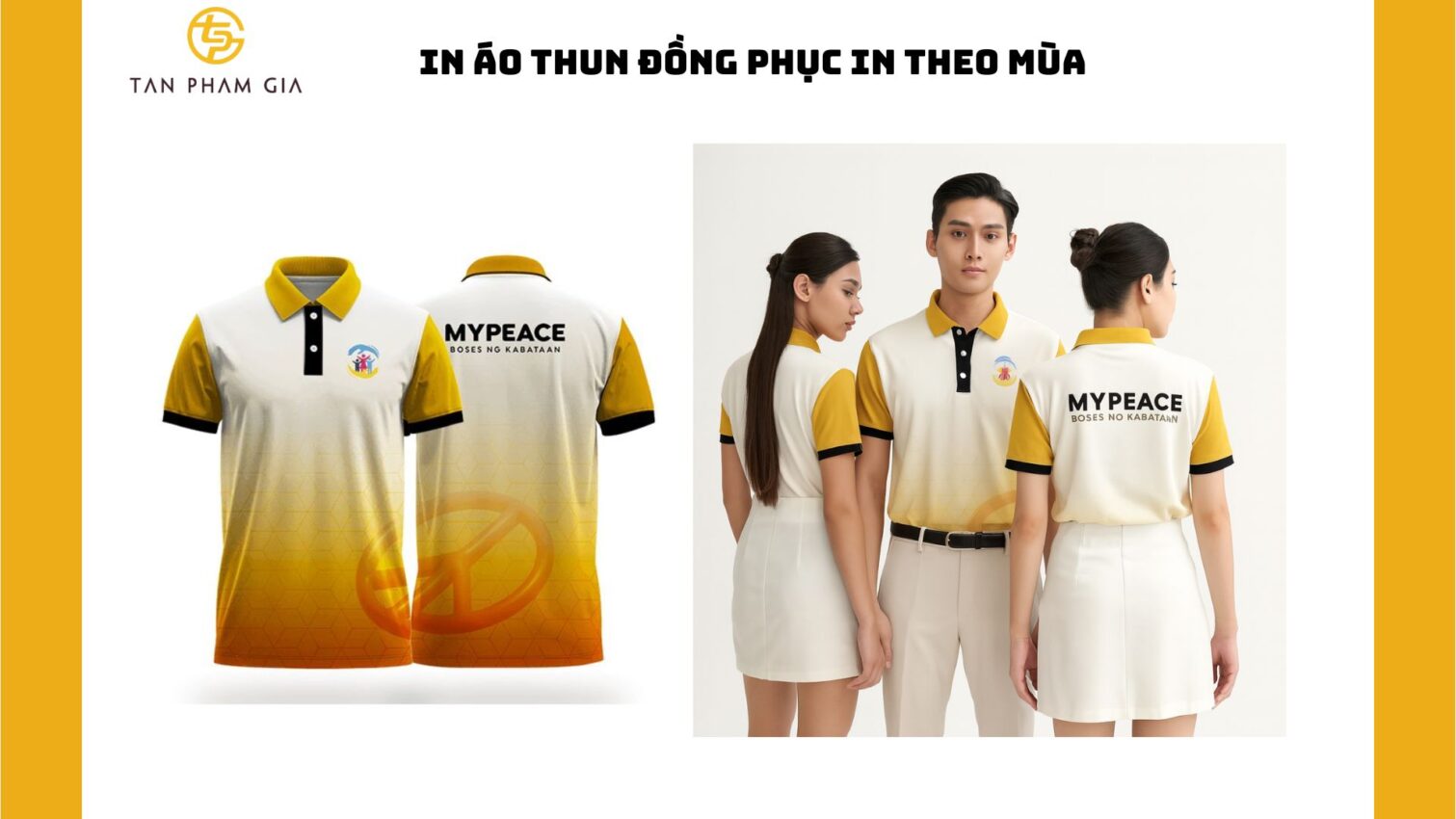 In áo thun đồng phục in theo mùa