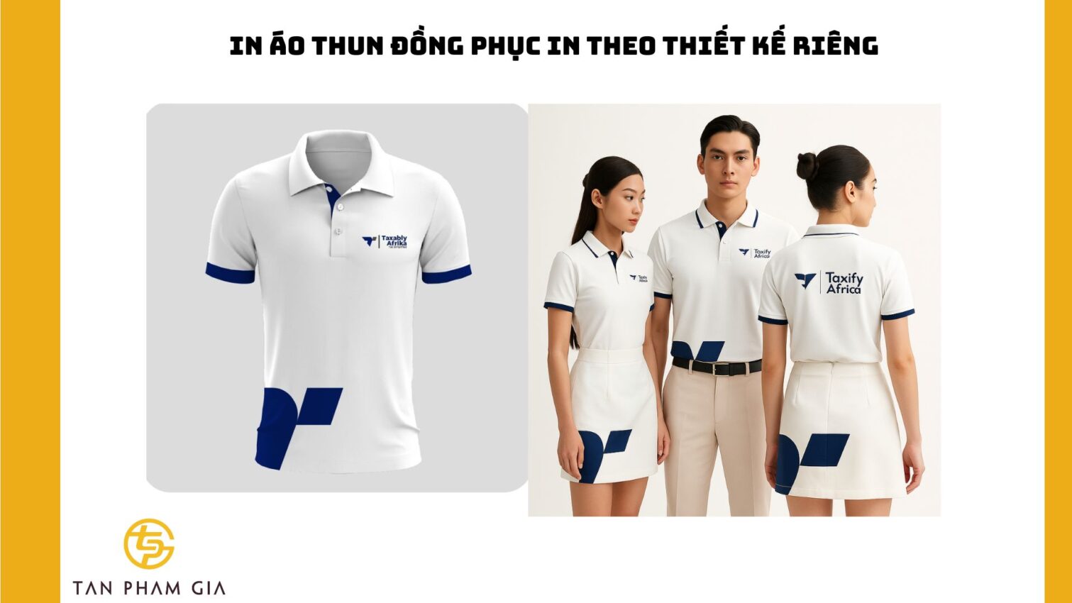 In áo thun đồng phục in theo thiết kế riêng