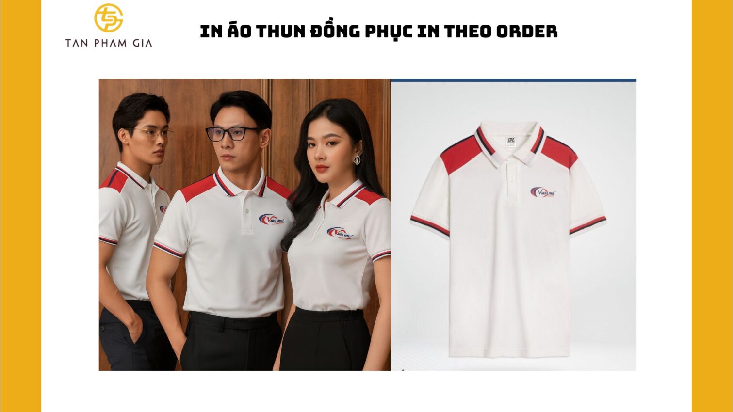 In áo thun đồng phục in theo order