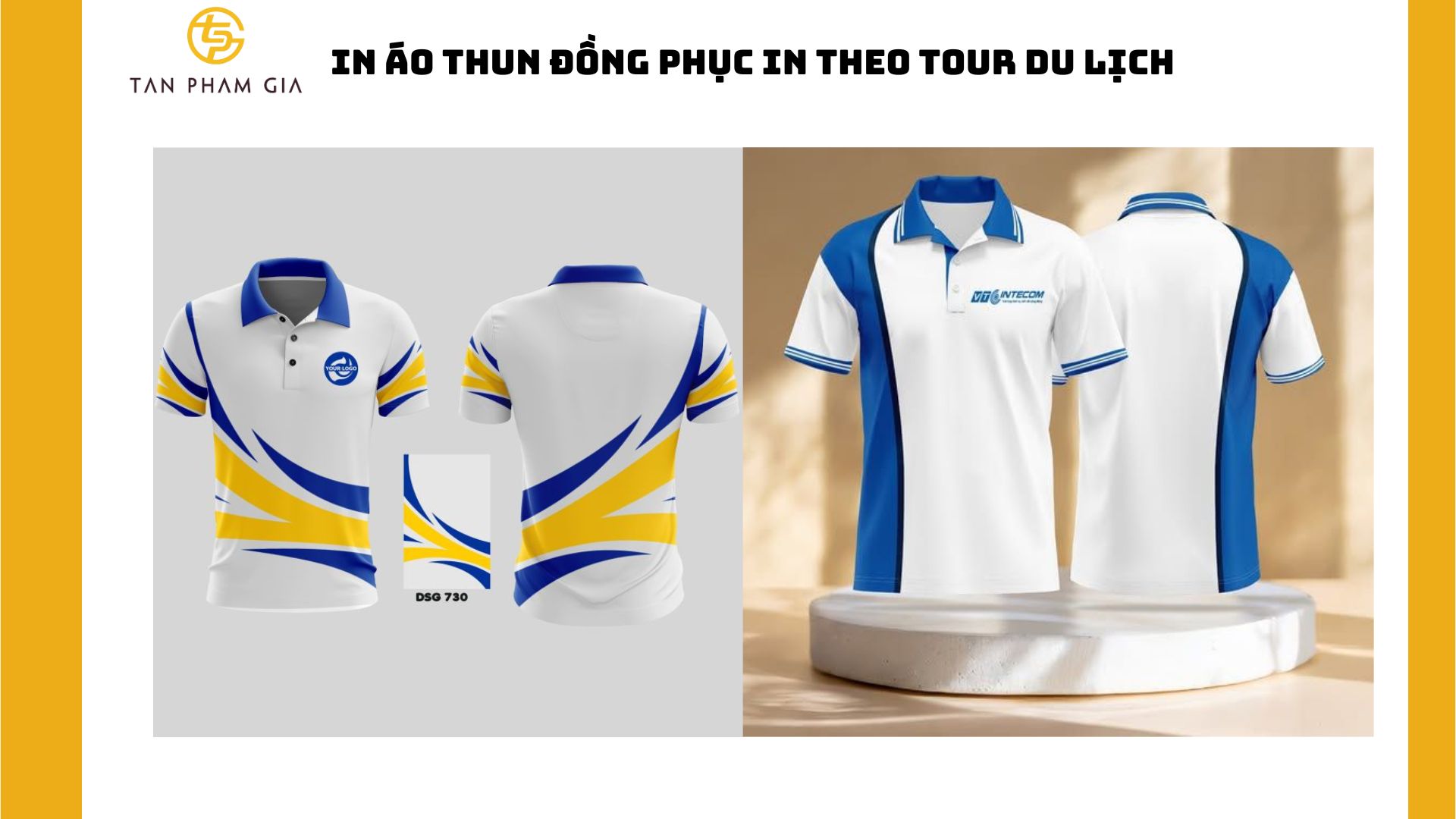 In áo thun đồng phục in theo tour du lịch