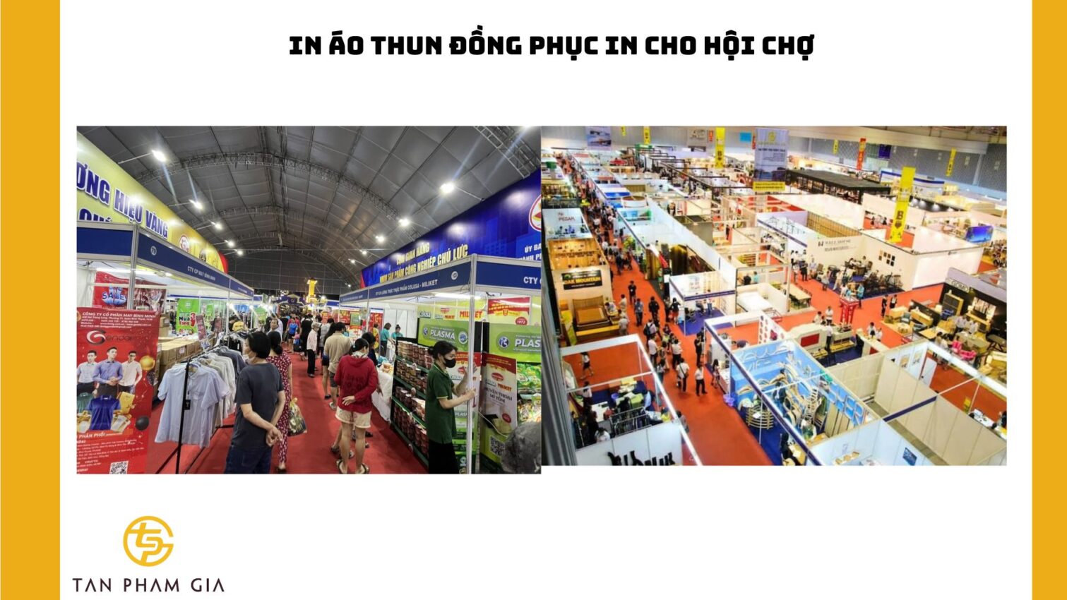 In áo thun đồng phục in cho hội chợ