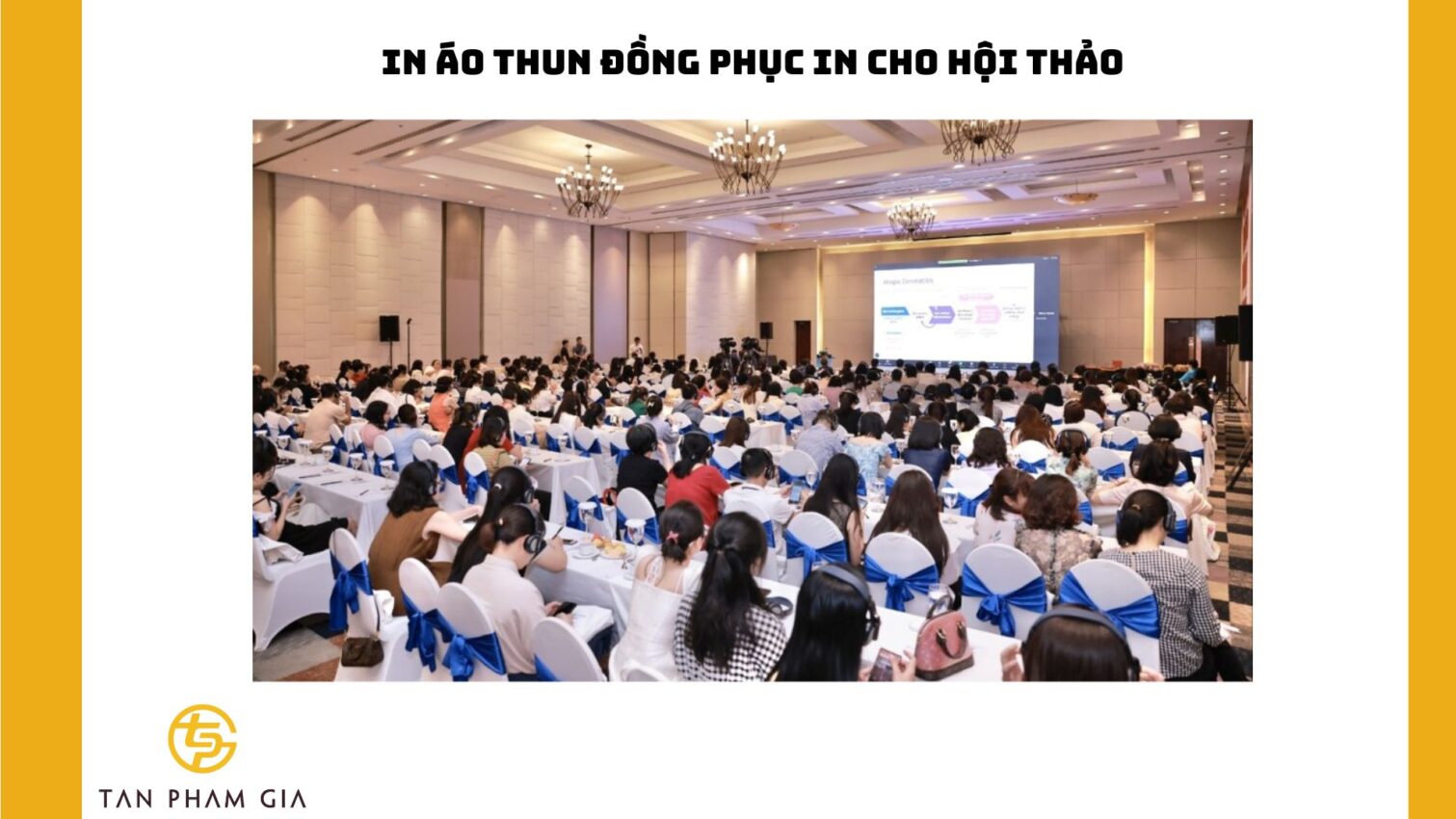 In áo thun đồng phục in cho hội thảo