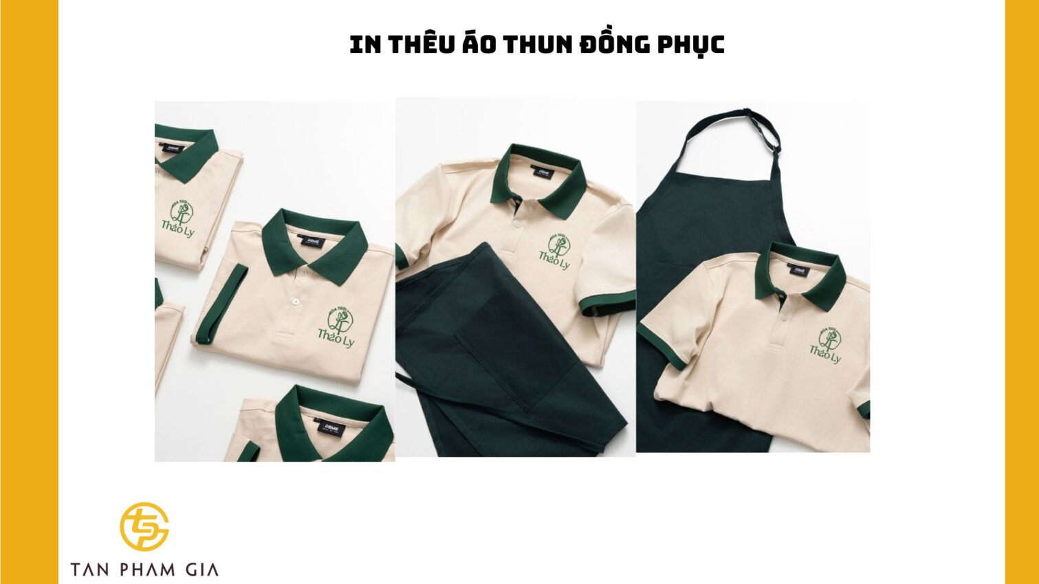In thêu áo thun đồng phục