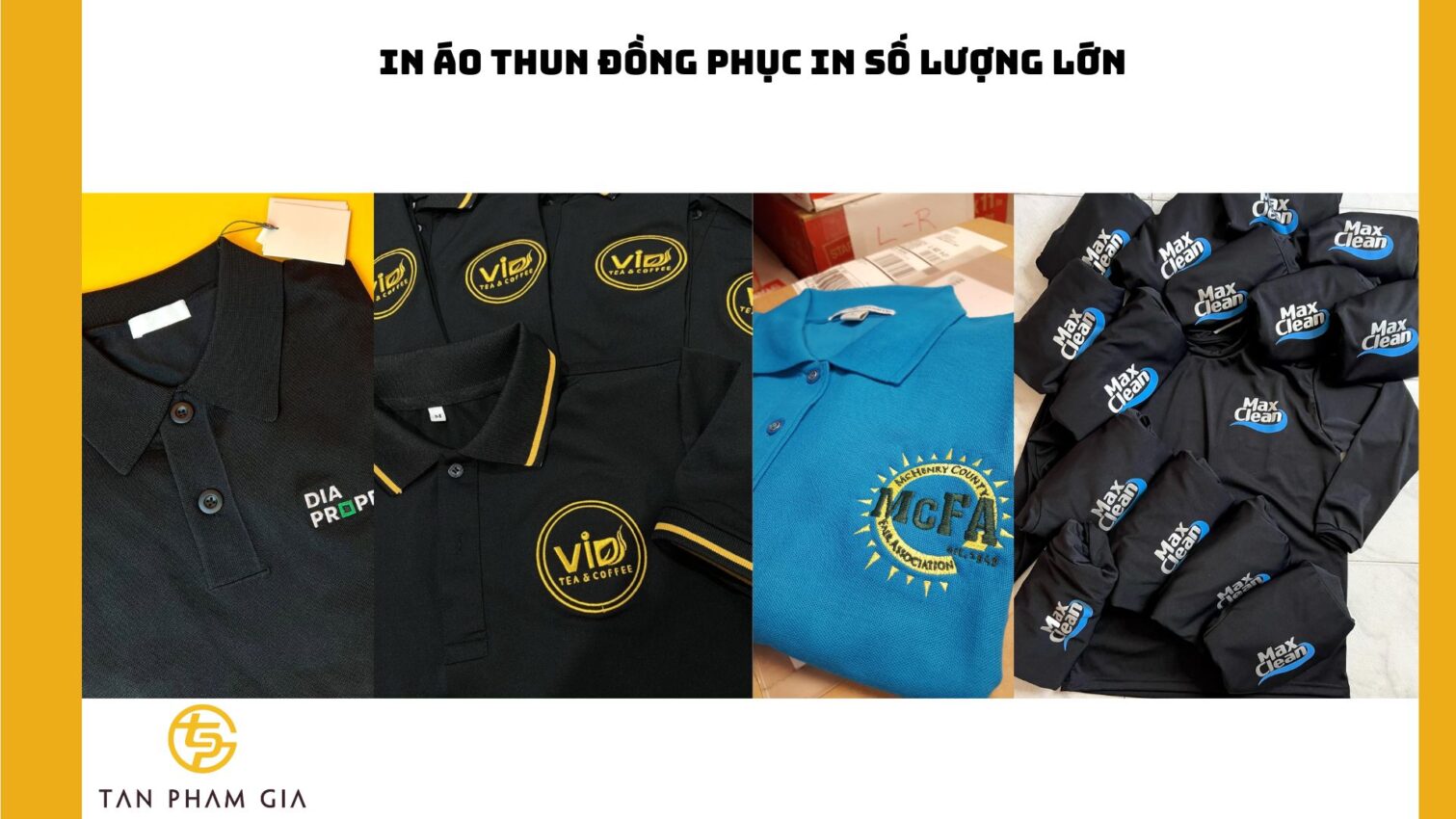 In áo thun đồng phục in số lượng lớn
