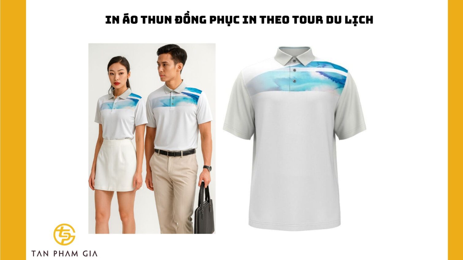 In áo thun đồng phục in theo tour du lịch