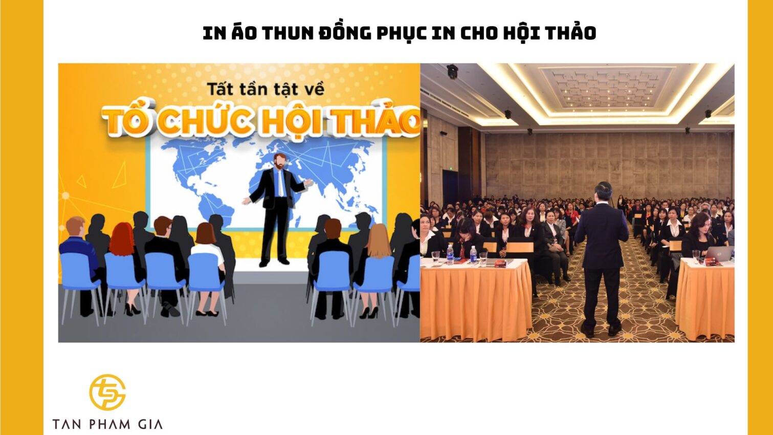 In áo thun đồng phục in cho hội thảo