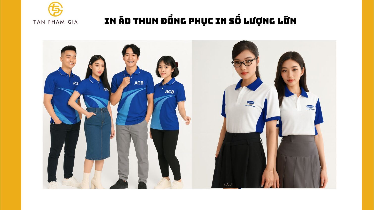 In áo thun đồng phục in số lượng lớn