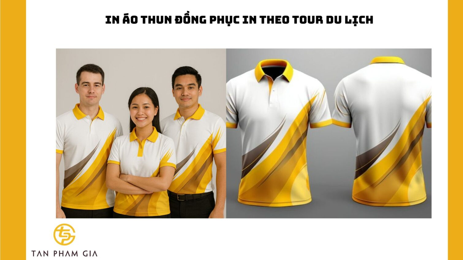 In áo thun đồng phục in theo tour du lịch