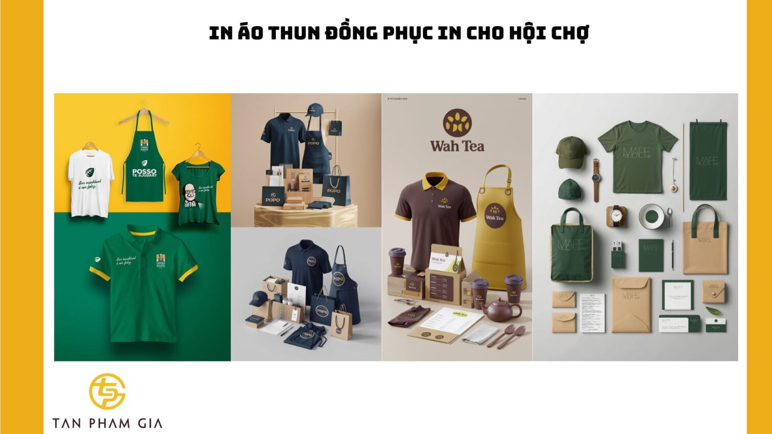 In áo thun đồng phục in cho hội chợ