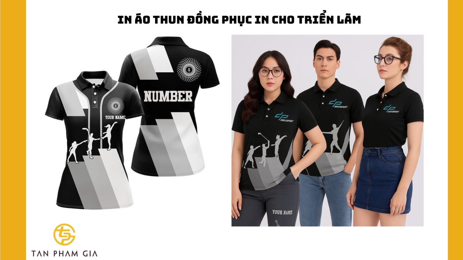 In áo thun đồng phục in cho triển lãm