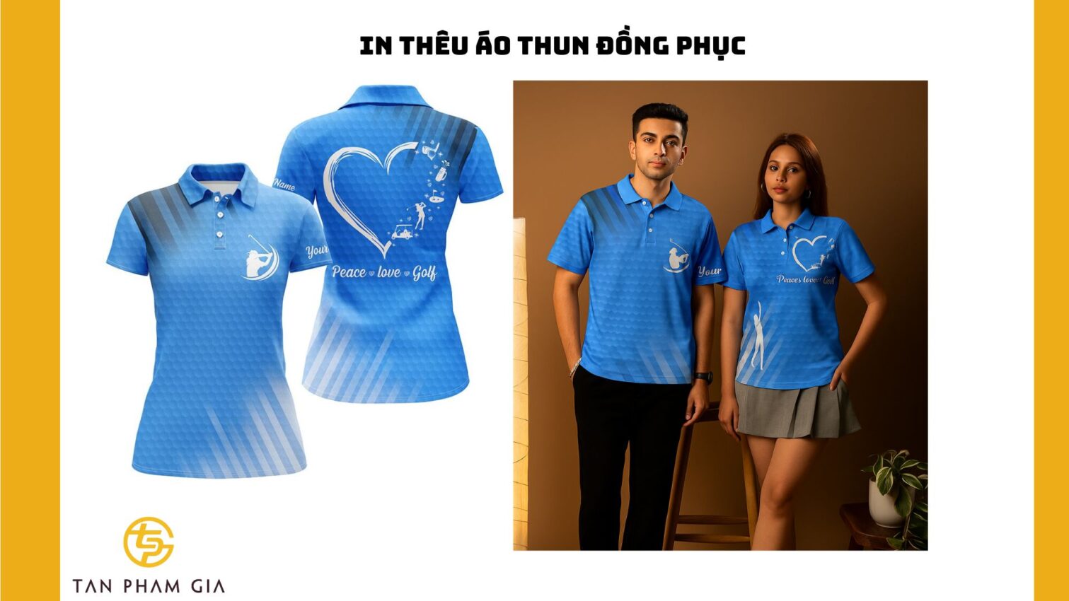 In thêu áo thun đồng phục