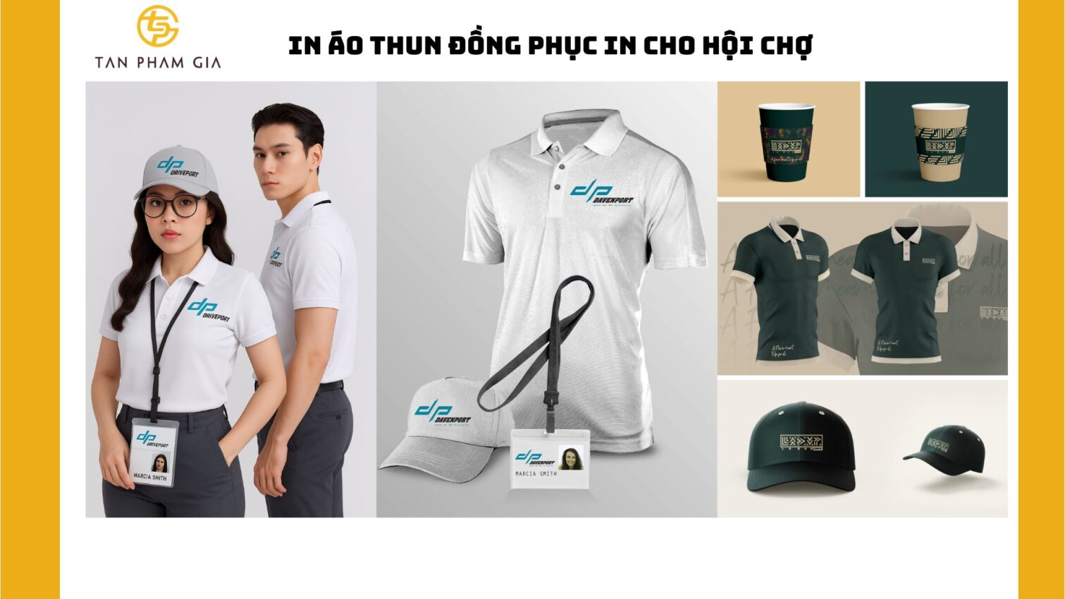 In áo thun đồng phục in cho hội chợ